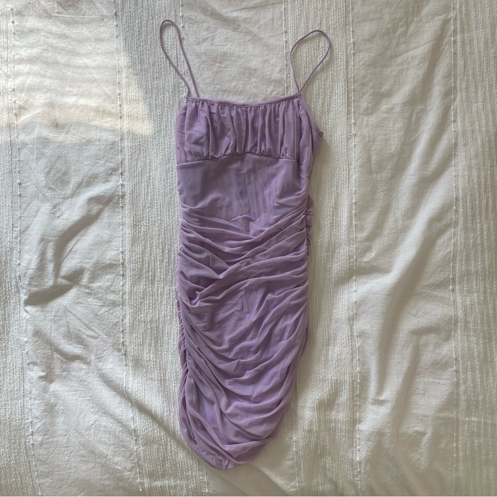 Rouched Body-con Mini Dress (XS) - Shein - Summer Lovin!